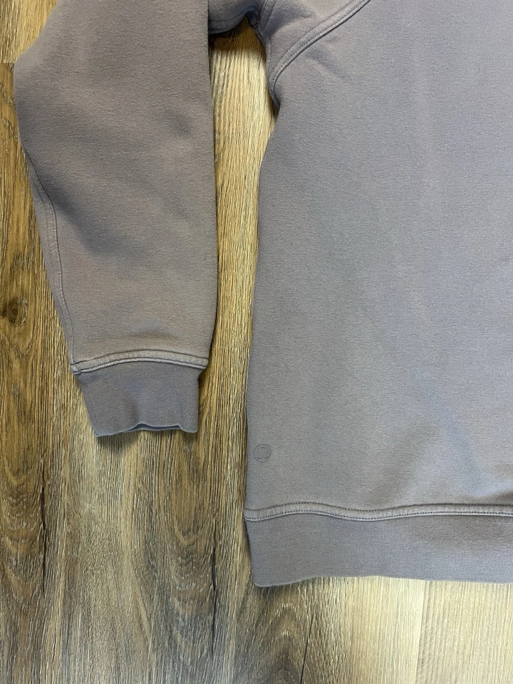 LULULEMON All Yours Hoodie Graphic Size 8 Dusky Lavender Spell Out - Image 3 of 4