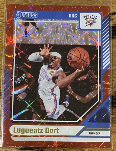 Luguentz Dort 2024-25 Donruss International Red Parallel
