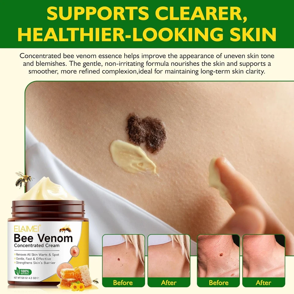 Bee Venom Comprehensive Cream 4.2 Oz, Bee Venom Skin Restoration Cream, Natural  - Image 4 of 4