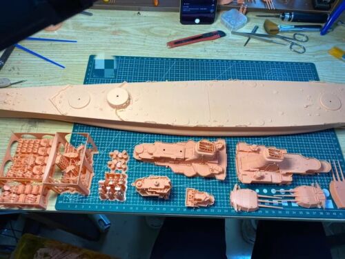 3D Printed 1/350 Soviet Navy Cruiser Resin Static Model Kit - Bild 2 von 8