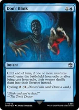 Don't Blink 0040 MTG WHO Uncommon NP