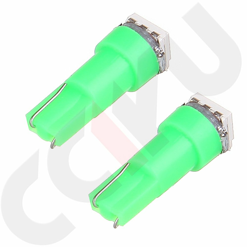 T5 & T10 Green LED Instrument Cluster Dash Gauge Light Kits For Dodge