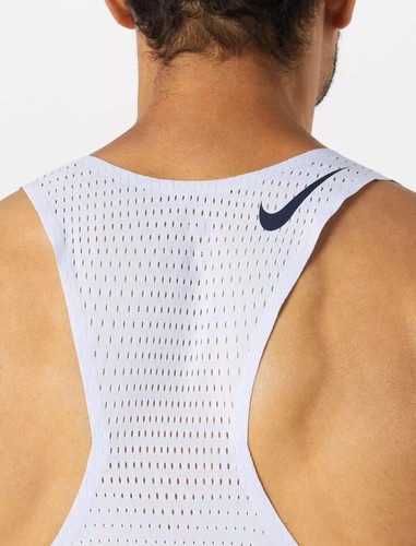 Camiseta deportiva para hombre Nike AeroSwift Dri-FIT ADV púrpura FN4231-085 talla XL - Imagen 3 de 4