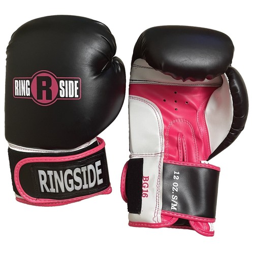 Apex Ringside Boxing Bag Training Gloves L/XL Black Gold 24oz