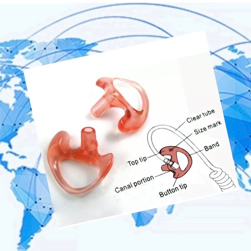 Paquete de 4 MOLDE PARA OREJAS CÓDIGO ROJO 100% SILICONA ""ENVÍO GRATUITO"" MEDIO IZQUIERDO - Imagen 5 de 6