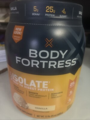 Super Advanced 100% Ultra-filtered Isolate Protein Powder, Vanilla, 1.5lbs