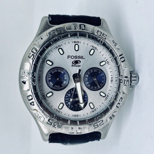 Fossil Blue Watch 50 Meters Must See BQ 