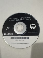 Hp Laserjet P1100 P1560 P1600 Printer Software Driver CD DVD
