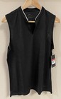 Nike Women's Black Jacquard Sleeveless Golf Polo Size XL CK5838-010 MSRP $60 NWT