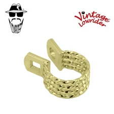 F&R ORIGINAL LOWRIDER Twisted SEATPOST CLAMP (OUTER DIAMETER 28.6mm) Gold