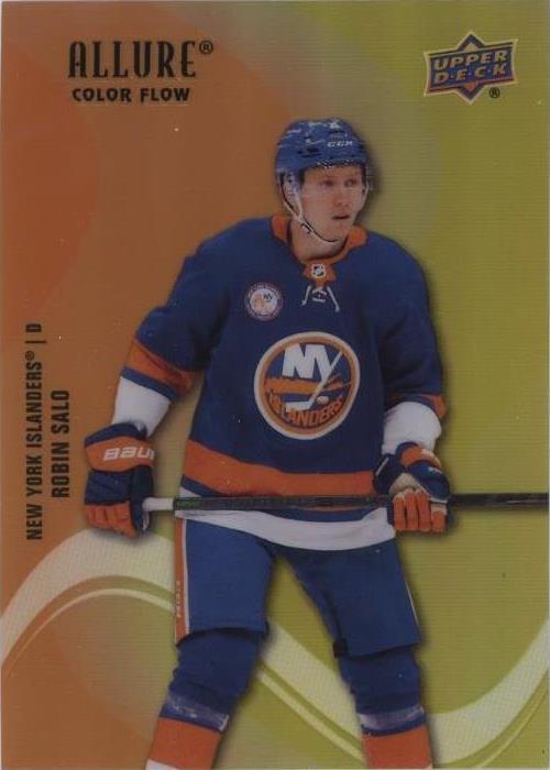 2022-23 Upper Deck Allure - Color Flow Robin Salo #SF-72 Orange Yellow ...