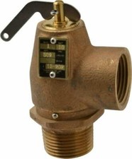Conbraco 1" Inlet, 1" Outlet, ASME Low Pressure Steam Heating Valve 10 Max ps...