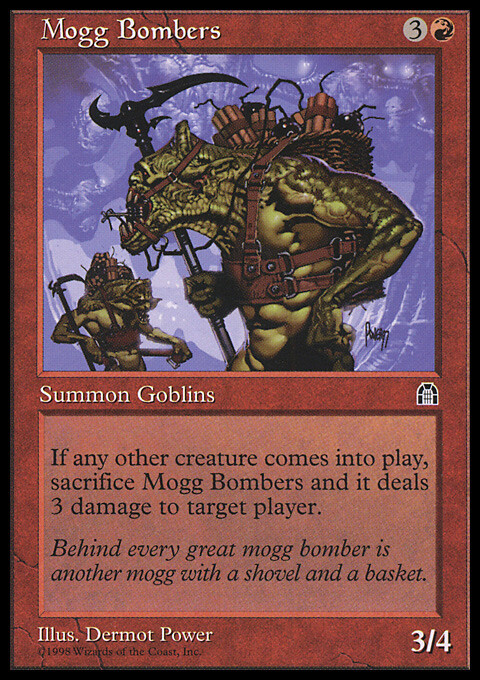 Magic the Gathering MTG Mogg Bombers (91) Stronghold LP