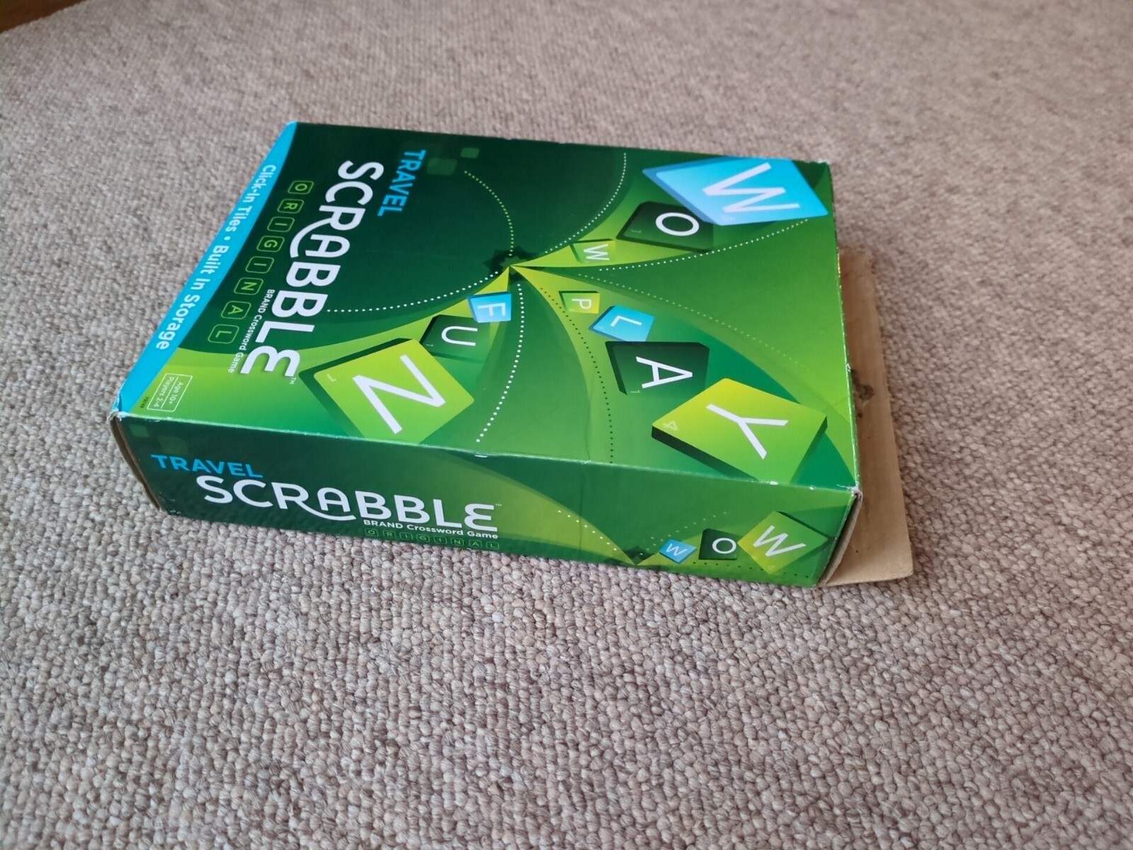 Travel Scrabble Complete With Hard Case And All 100 Clip In Tiles eBay