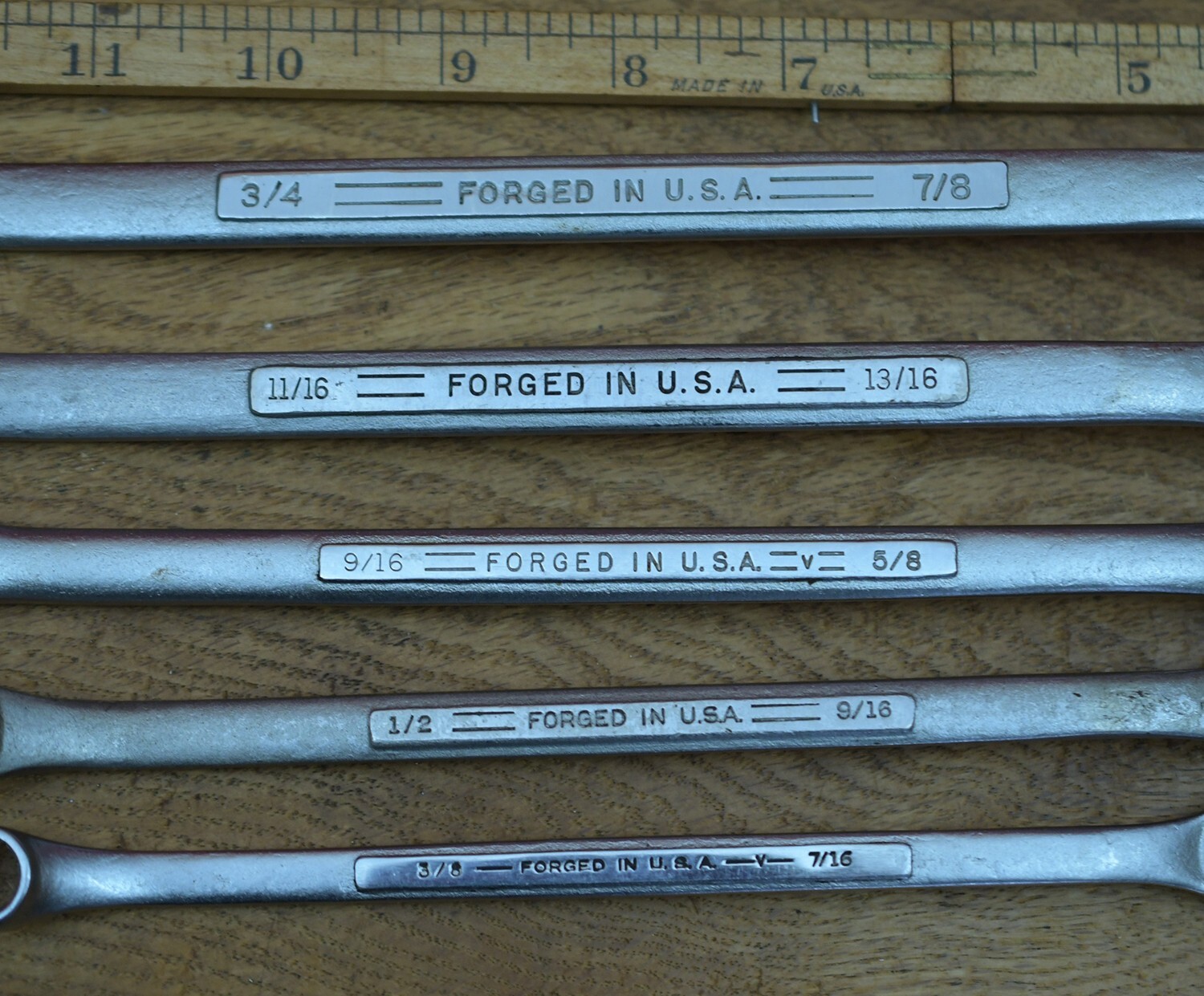 8Piece Craftsman DoubleBoxEnd Wrench Set SAE 3/8" to 15/16" =V= 12