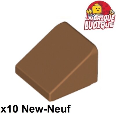Lego 10x Slope Brick Stein Dachschräge 30° 1x1x2/3 Fleisch/Medium Nougat 54200