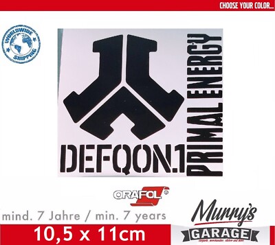 Defqon.1 Primal Energy 10,5x11cm Aufkleber, Sticker, Étiquette, Hardbass Q-Dance