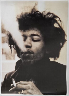 MUSIC POSTER ~ Jimi Hendrix 23.5x33