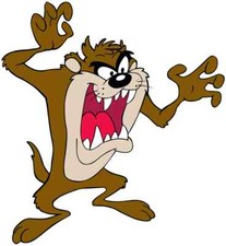 Tazmanian Devil Sticker Looney Tunes Classic Window Laptop Bumper Vinyl Decal
