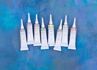 Acrylic LINERS Universal DECOLA 18ml Art Crafts Multiple Surface RUSSIA