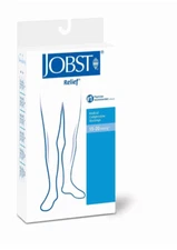 Jobst Relief Compression Knee Stockings 15-20 mmhg Supports Therapeutic Therapy