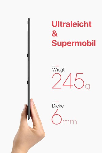 Beleuchtete Surface Go 2021/2020/2018 Tastatur Type Cover, Bluetooth 5.1, QWERTZ - Photo 3/8