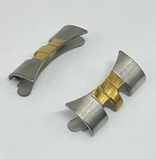 19MM END PIECE LINKS FOR VINTAGE ROLEX 34MM DATE JUBILEE WATCH BAND TWO TONE