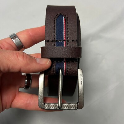tommy hilfiger brown belt