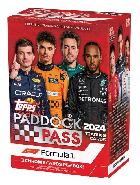 2024 Topps Paddock Pass F1 Formula 1 Blaster Box