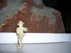 MARX 1953 COWBOY FANNING SIX GUN  60MM MX253 TOY SOLDIER PLAYSET TOWN SERIES CRM