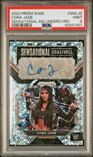2023 Panini Prizm WWE Sensational Signatures Undercard Prizm Cora Jade PSA 9 NXT