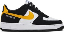 DH9597-002 Youth Nike Air Force 1 Low 'Athletic Club Black University Gold'