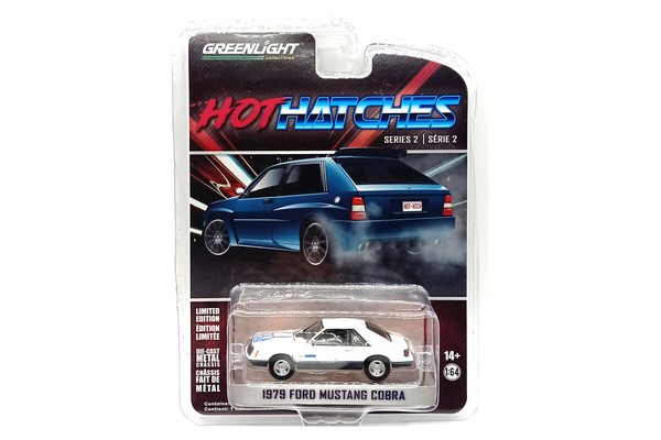 Greenlight 63020-C Ford Mustang Cobra Weiss 1979 - Hot Hatches 2 MaßStab 1:64-image