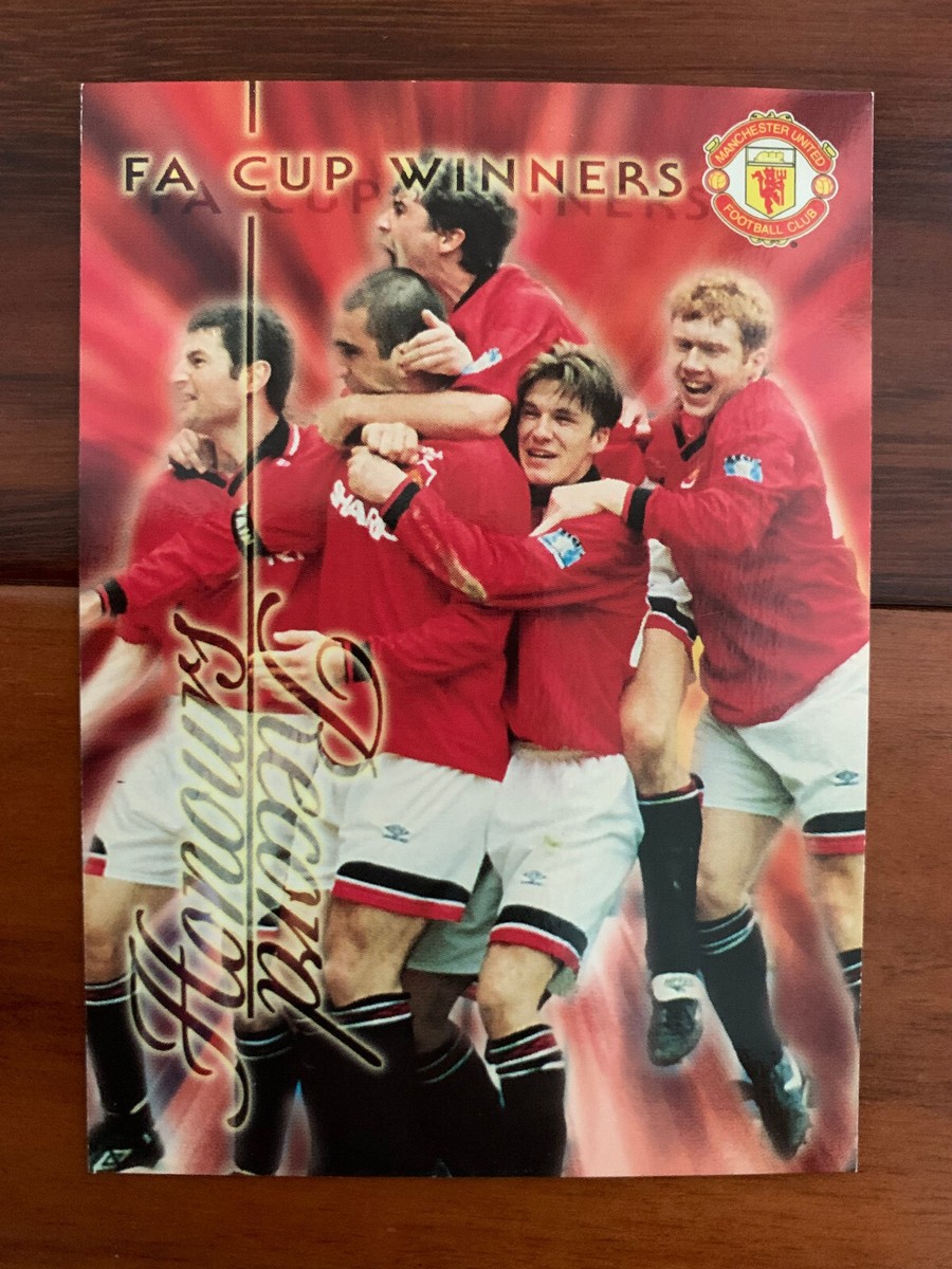 1997 Futera Manchester United Soccer Card ERIC CANTONA BECKHAM 