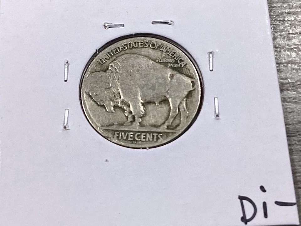 1914 D Buffalo Nickel Key Date and Mint Mark from Denver Mint 072024 31dt - Image 4 of 4