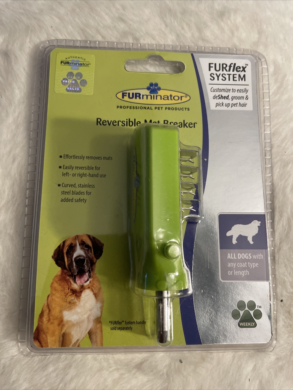 Furminator FurFlex Reversible Mat Breaker Head Dog Grooming 