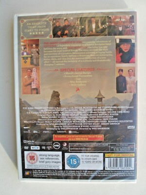 THE GRAND BUDAPEST HOTEL DVD. BRAND NEW & SEALED. STARRING RALPH