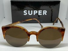 Retrosuperfuture 529 Lucia Brown Stone Frame Size 51mm Sunglasses NIB