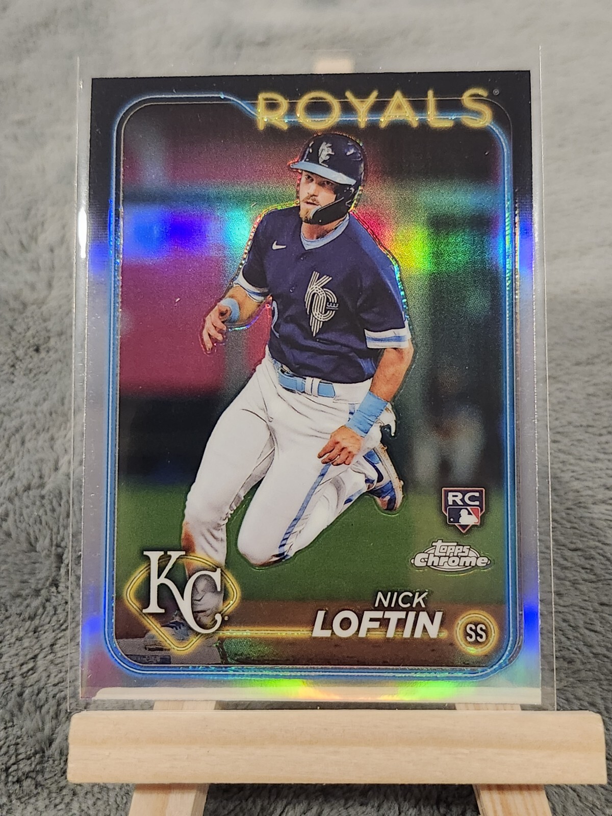 2024 Topps Chrome Nick Loftin RC Refractor #183 Royals