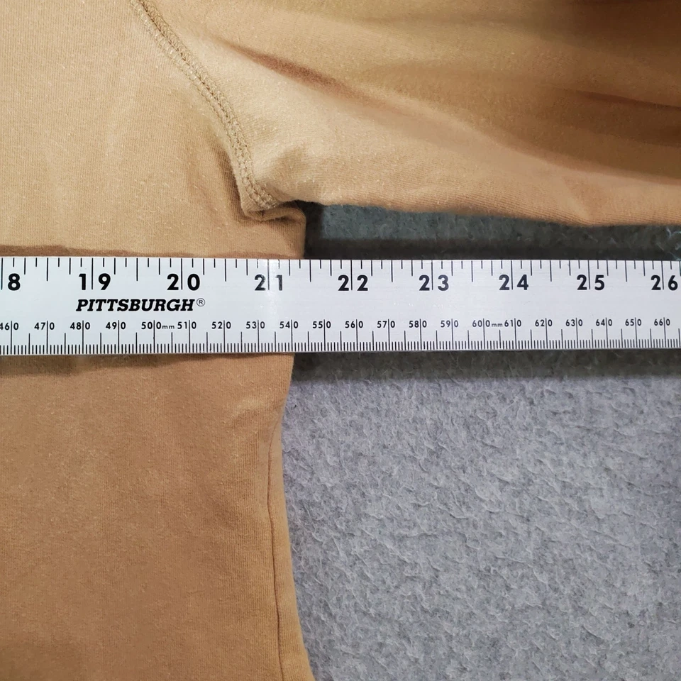 VINTAGE Lauren Ralph Lauren Women Sweatshirt Large Brown Full Zip Hoodie Pockets - Image 4 of 4