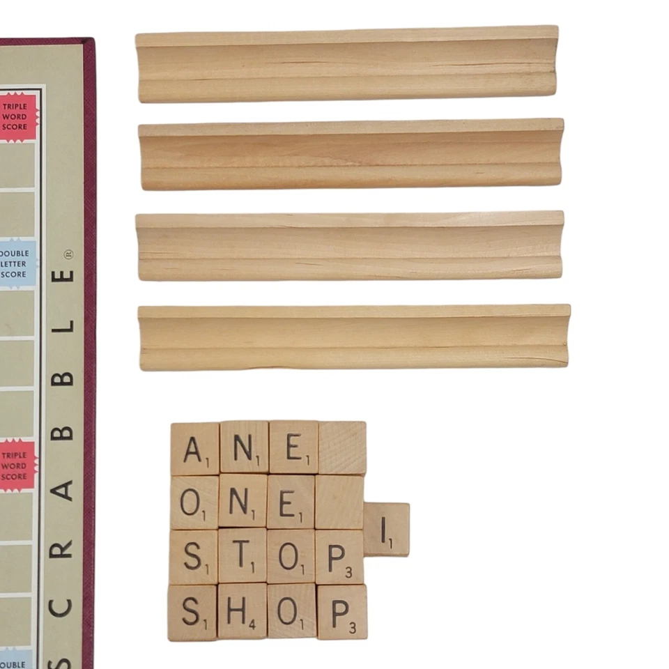 Scrabble Crossword Game - Selchow & Righter Co 1953 - Image 3 of 4