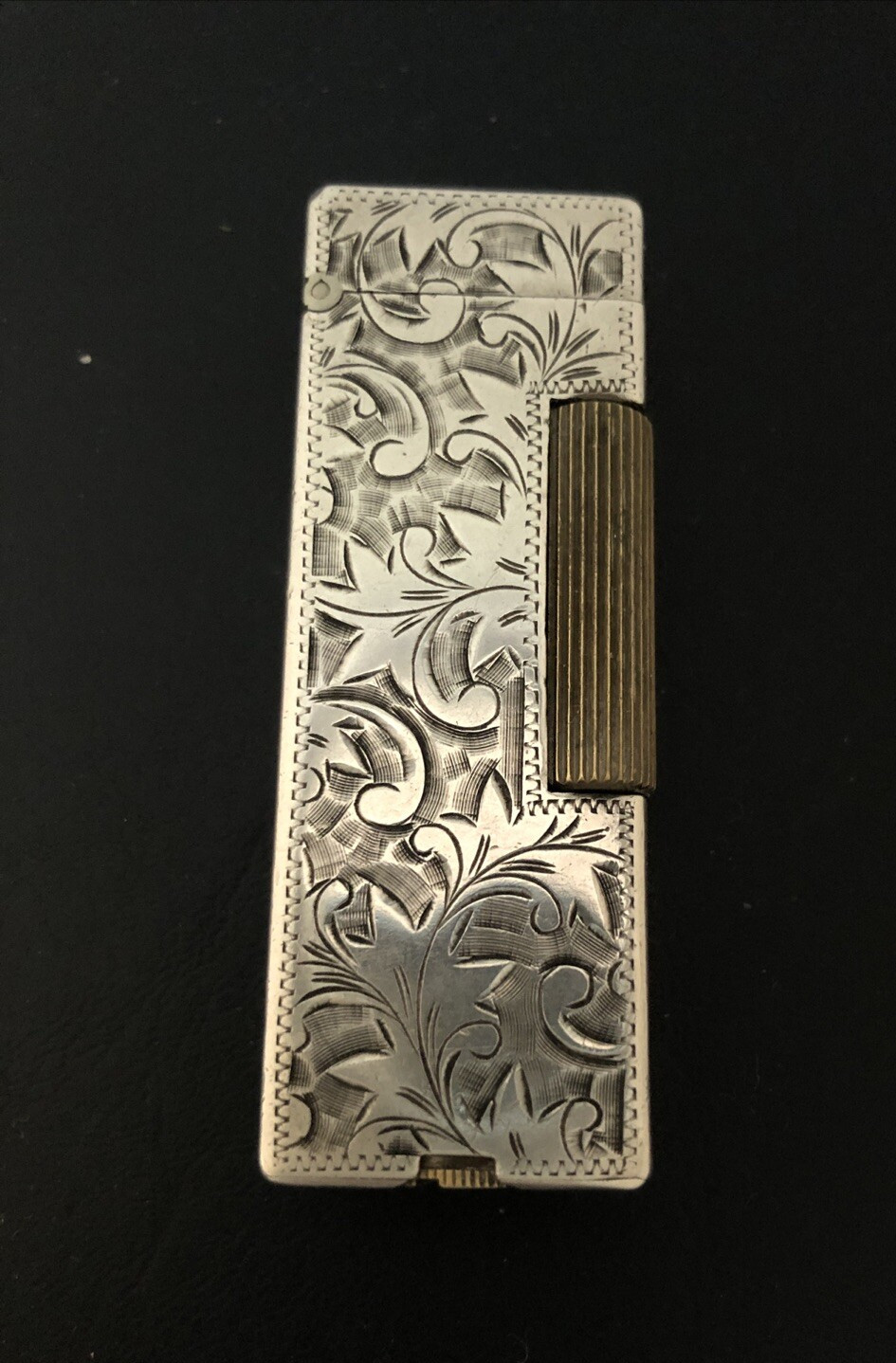 Hand Chased Sterling Engraved Weight: 54.7g