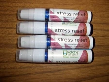4 Spray Tubes Siddha Cell Salts + Flower Essences Stress Relief .25. oz each
