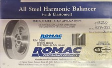 Romac 0202 Small Block Chevy Harmonic Balancer 6.200 Internal 262-350