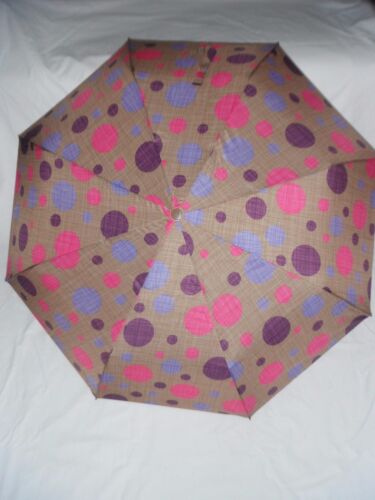 Shelta Compact Folding Rain Sun Umbrella - 3789 Large Multi Dot Auto Open/Close - Picture 1 of 27