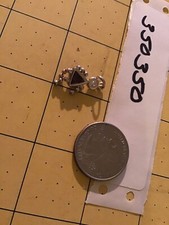 Sterling purple smaller Birthstone Girl - Charm Pendant