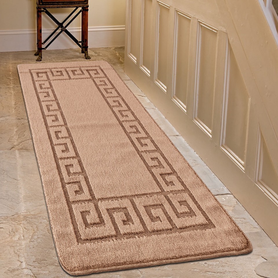 Non Slip Long Hallway Runner Rug Bedroom Carpet Washable Rugs Kitchen