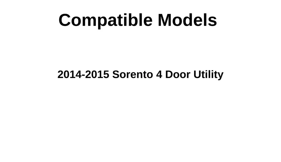 Fits 2014-2015 Kia Sorento Rear Back Window Glass Heated Privacy Tinted Foto 3 de 4