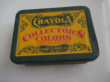 Crayola Collectors Colors Limited Edition Tin 1991 Crayon Tin Great price WOW