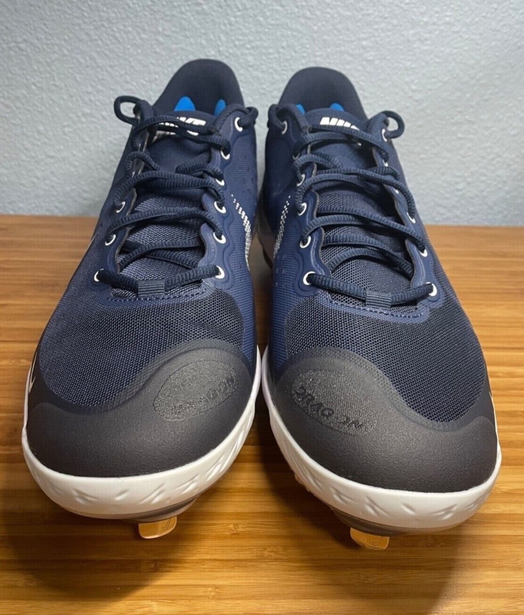 Nike Alpha Huarache Elite 3 Low Cleats College Navy Blue  display picture 3